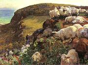 William Holman Hunt Our English Coasts oil on canvas